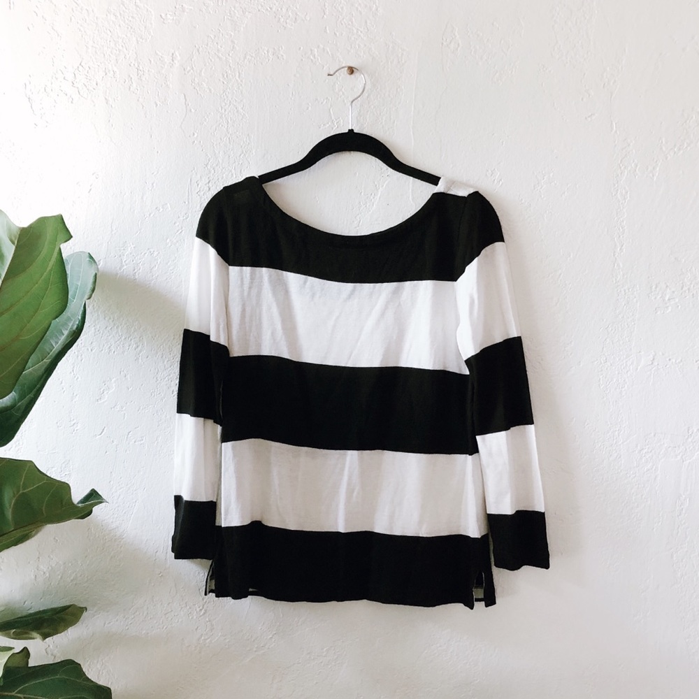 J.Crew Wide Stripe Top